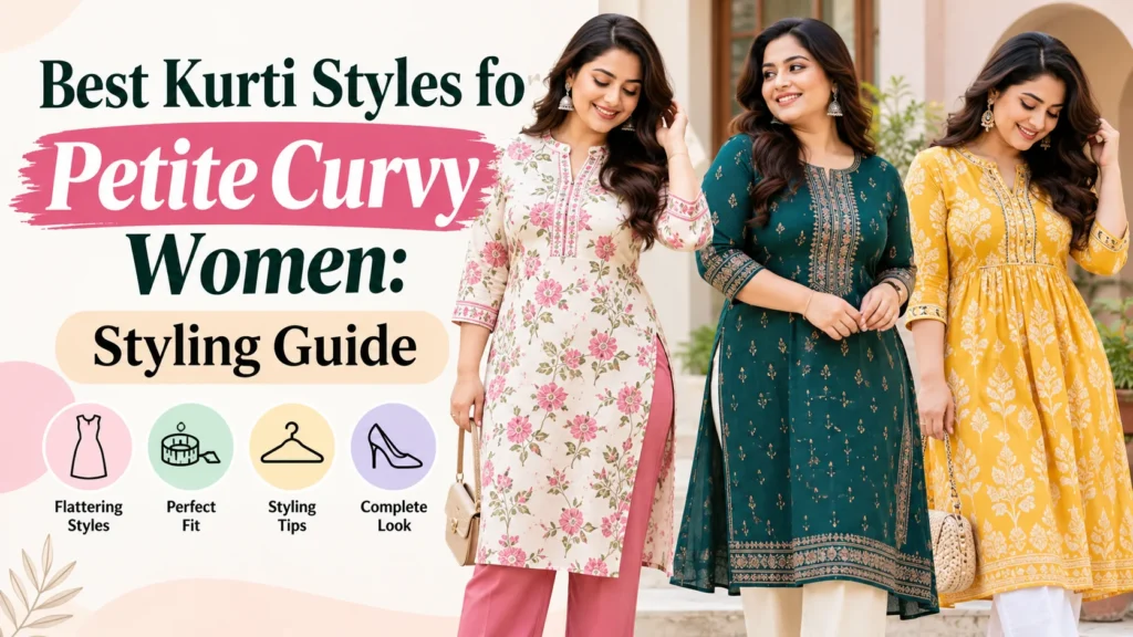 Best Kurti Styles for Petite Curvy Women